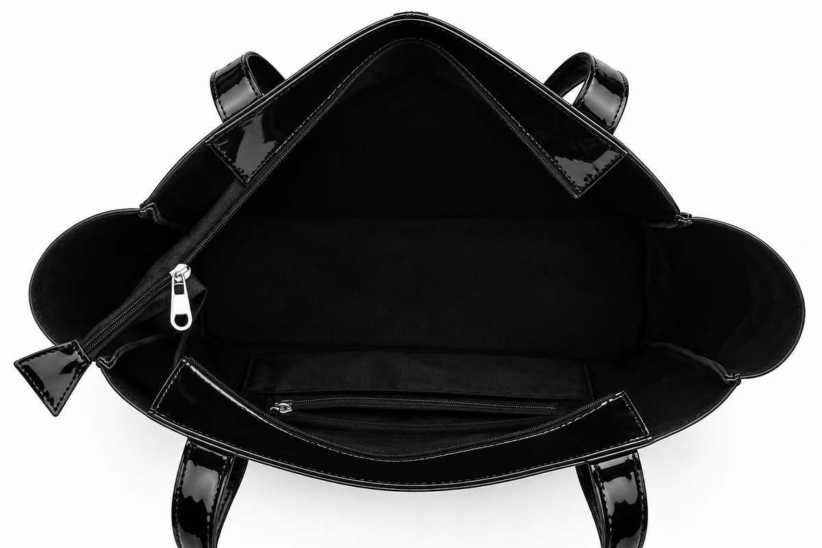 Black handbag