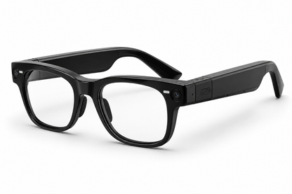 XK One Pro AI Smart Glasses With HD Video Recording, Real-Time Language Translation & AI Voice Assistant - Includes 3 Sets Of Lenses