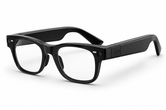 XK One Pro AI Smart Glasses With HD Video Recording, Real-Time Language Translation & AI Voice Assistant - Includes 3 Sets Of Lenses