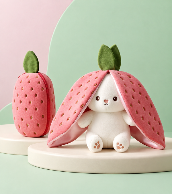 Rabbit plush convertible toy 🐰❤️