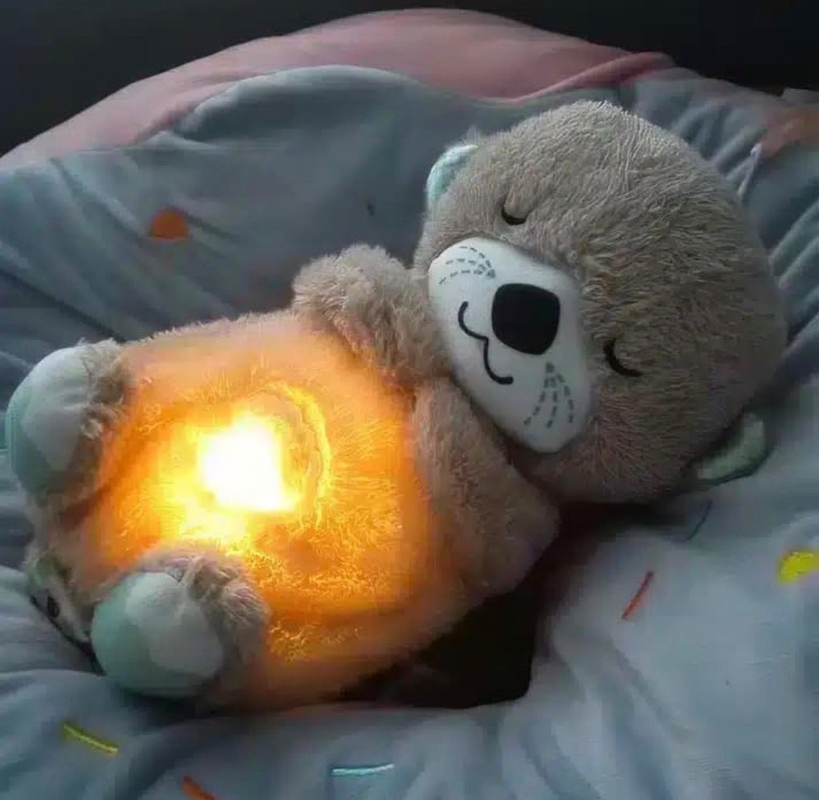 🧸✨ BreatheGlow™ — Breathing & Glowing Teddy Bear