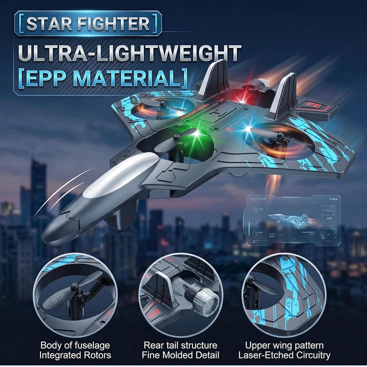 Remote Control Star Fighter Plane