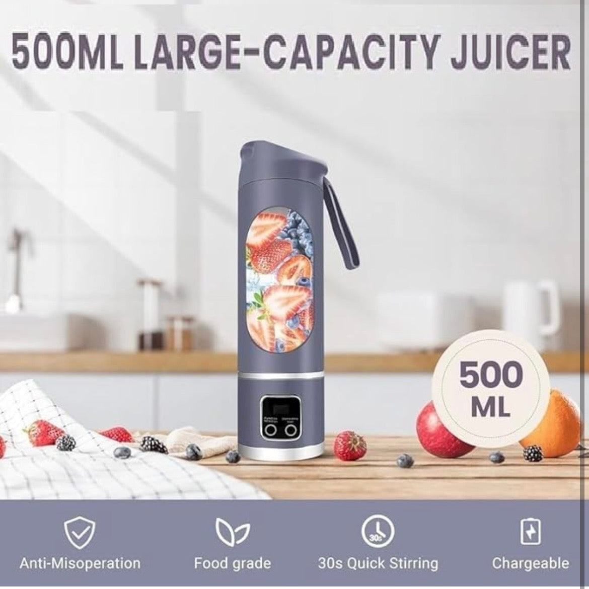 Portable Juicer Mixer Blender for Juices