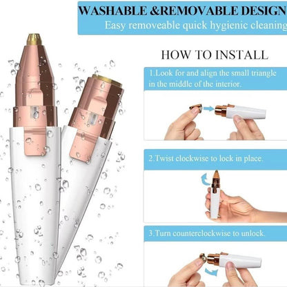 2-in-1 Eyebrow Trimmer for Women