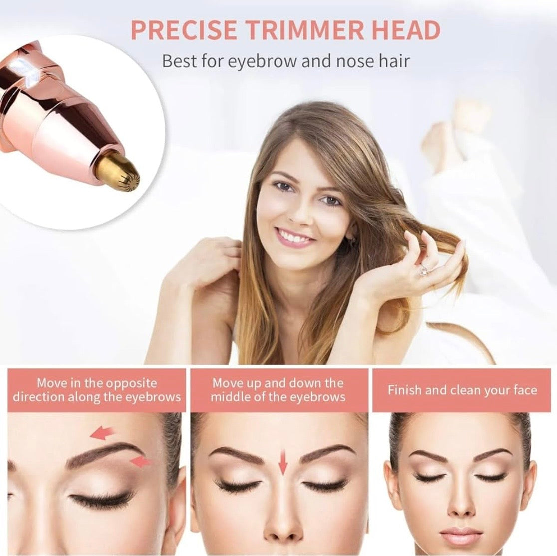2-in-1 Eyebrow Trimmer for Women