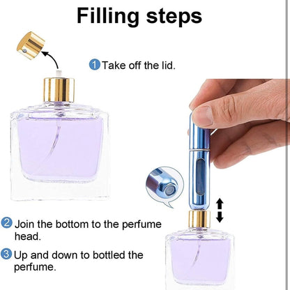 4 PCS Refillable Perfume Atomizer Bottle