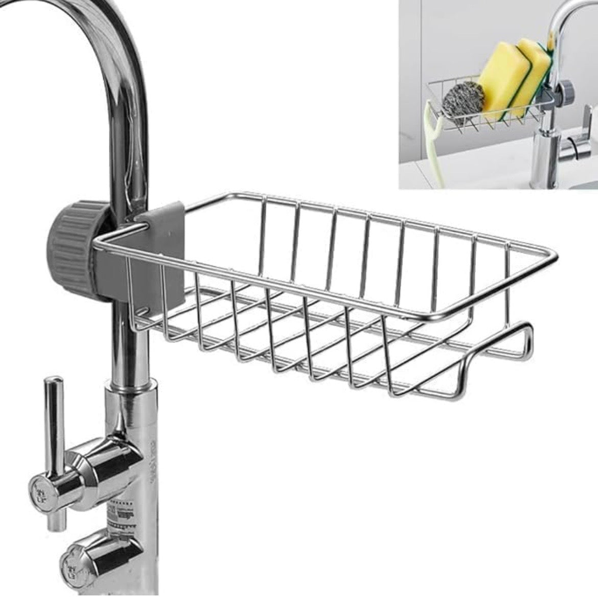 Stainless Steel Kitchen Sink Caddy Organizer