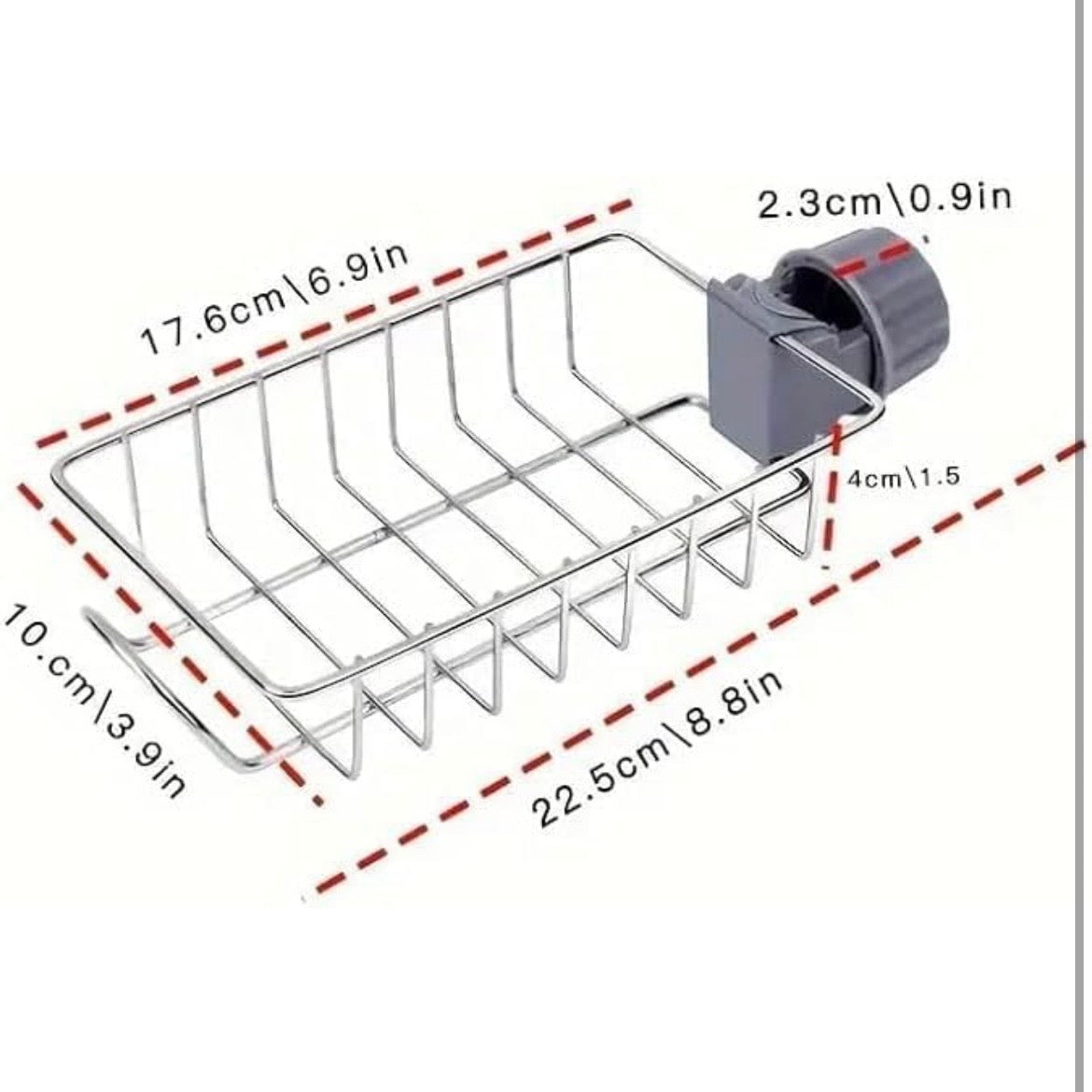 Stainless Steel Kitchen Sink Caddy Organizer