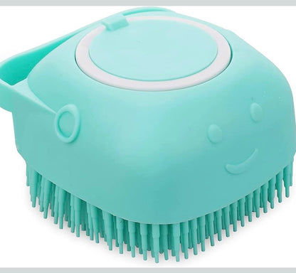 Silicone Bath Body Scrubber Brush with Soap Dispenser in buy 1 get 1 free