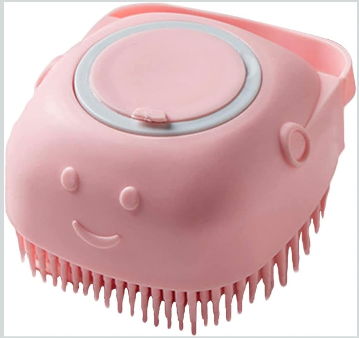 Silicone Bath Body Scrubber Brush with Soap Dispenser in buy 1 get 1 free