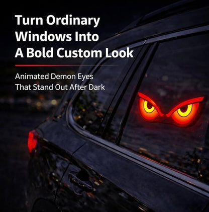 Wireless Triangle Window Light Energy Efficient Solar Devil Eye Light for Night Driving, Solar