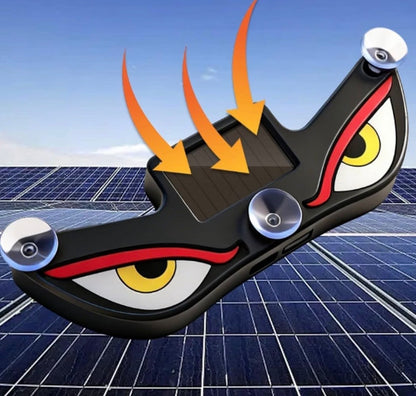 Wireless Triangle Window Light Energy Efficient Solar Devil Eye Light for Night Driving, Solar