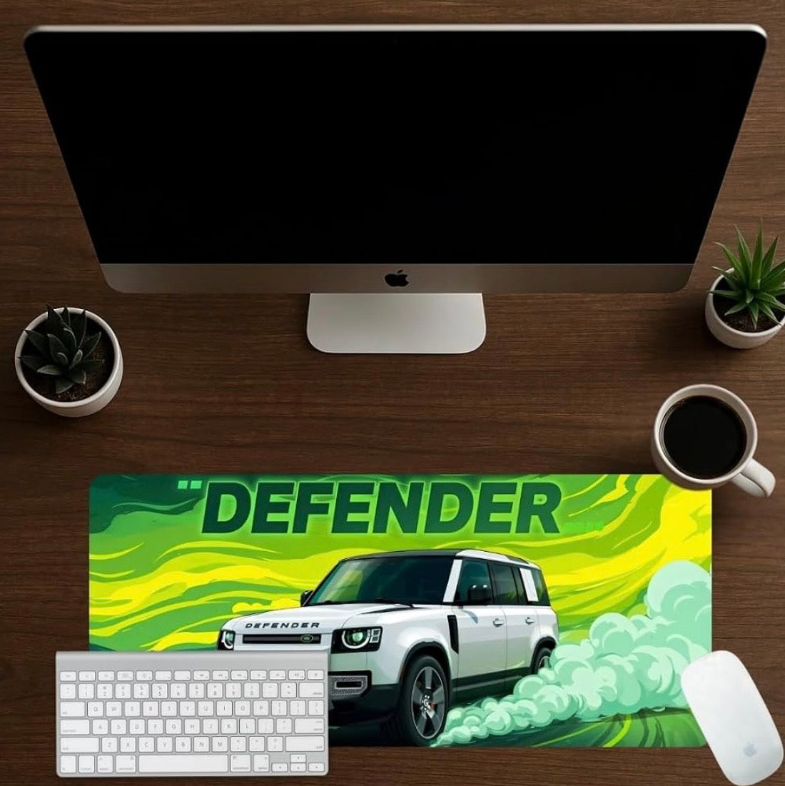 Moto Edition Desk Mat 23x11 Inch – Racing-Themed Keyboard & Mouse Pad for Office