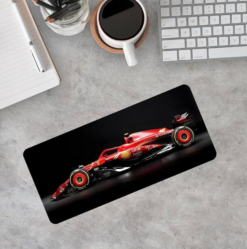 Moto Edition Desk Mat 23x11 Inch – Racing-Themed Keyboard & Mouse Pad for Office