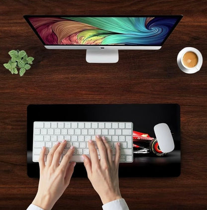 Moto Edition Desk Mat 23x11 Inch – Racing-Themed Keyboard & Mouse Pad for Office