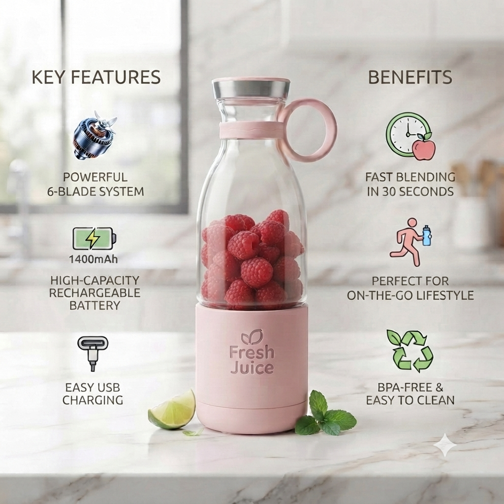 Fresh Juice Portable Blender