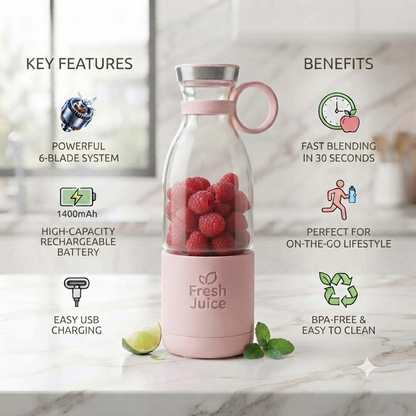 Fresh Juice Portable Blender